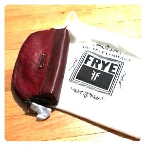 Frye Michelle Leather Makeup Bag